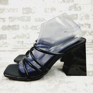 New Abound Austry Black Tubular Strappy Heeled Sandal K320